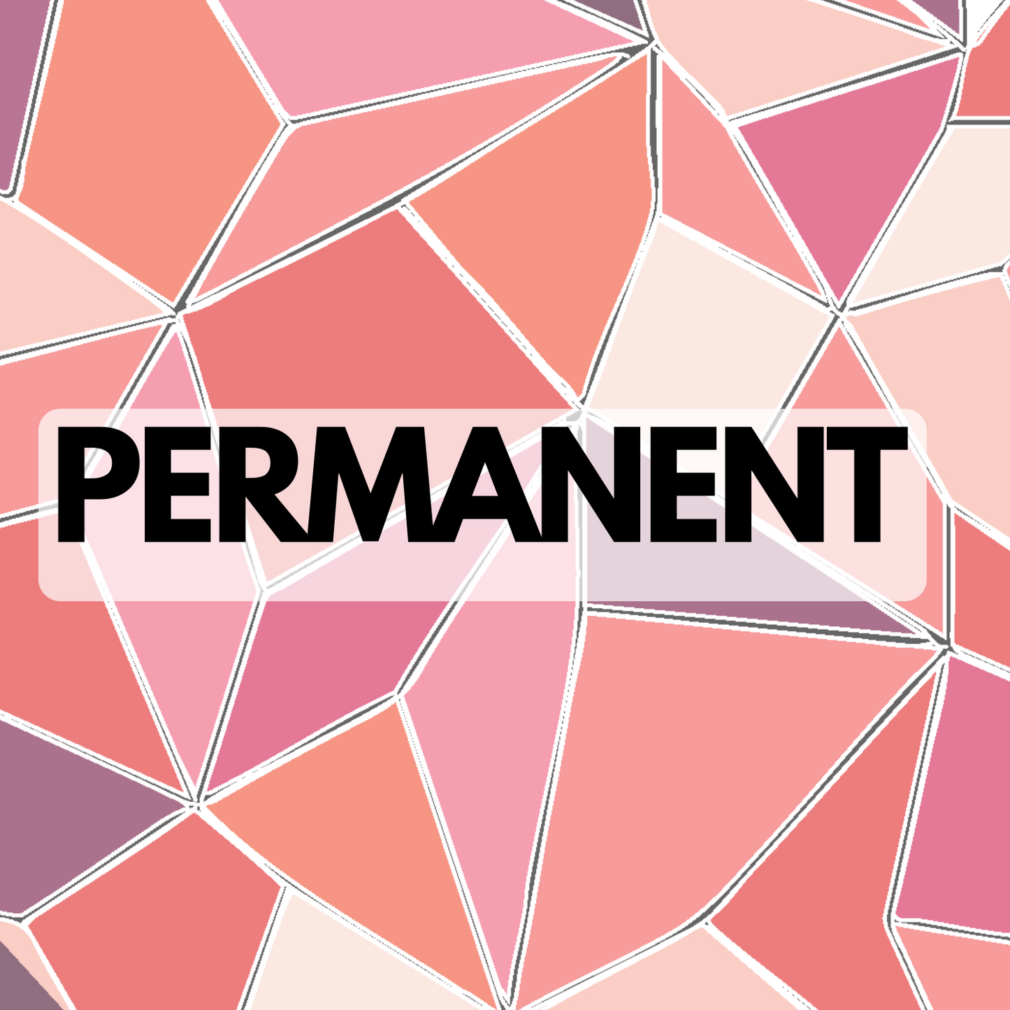 Permanent Sticker